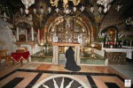Twelfth Station - The place of Christ's death on the cross is in the Greek Orthodox chapel on Calvary